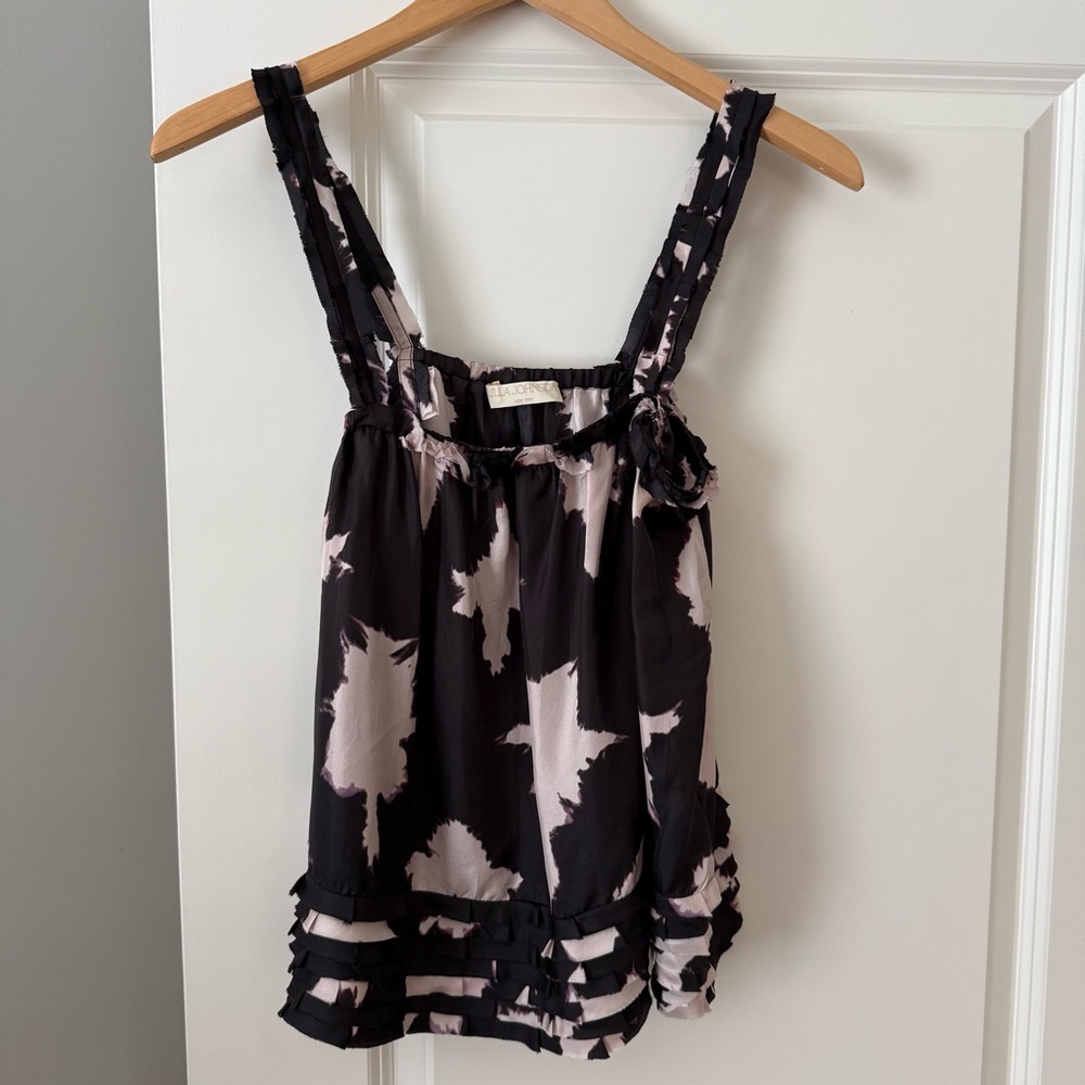 Ulla Johnson Sera Top in Noir Blur